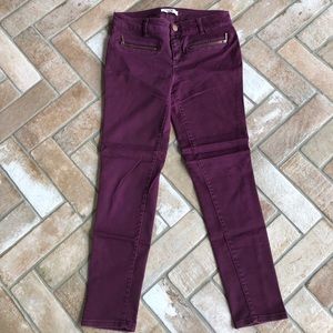 Burgundy pants